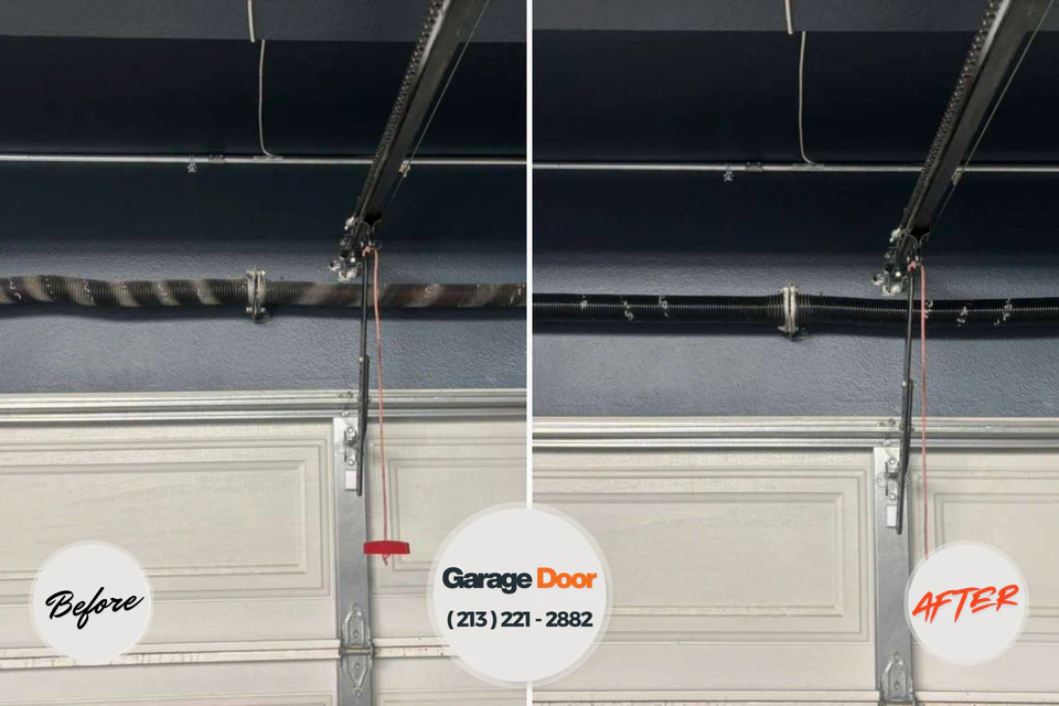 Before and after: Garage Door Installation & Replacement Hoopers Creek, NC